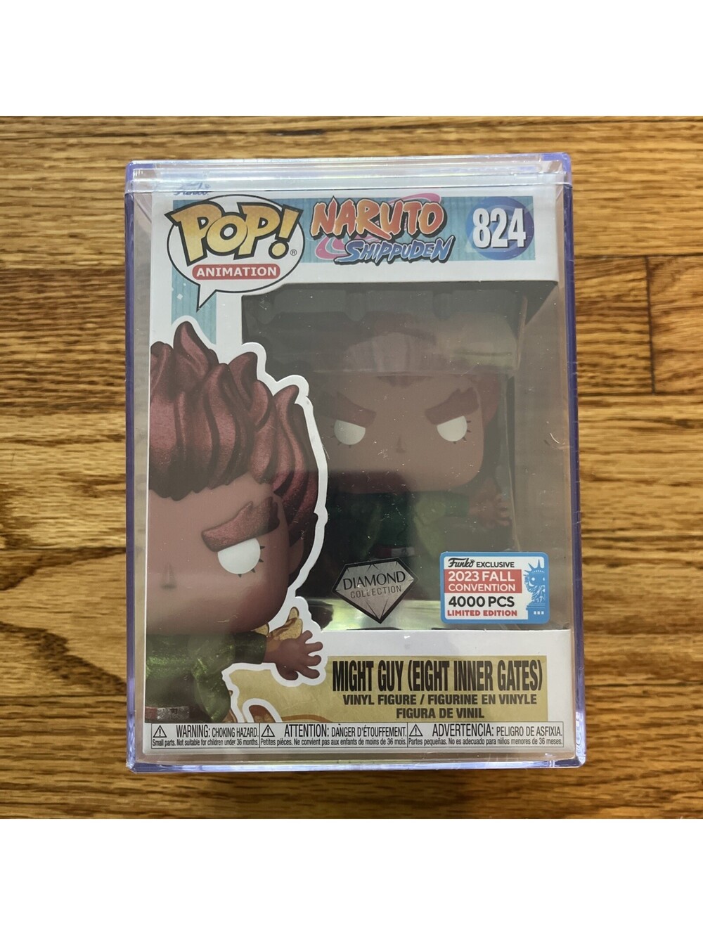 Funko Pop! Might Guy (8 Inner Gates) #824 | Naruto | DIAMOND | LE /4000 SEALED